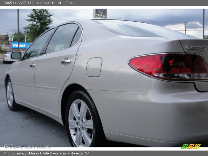Alabaster Metallic / Black 2005 Lexus ES 330