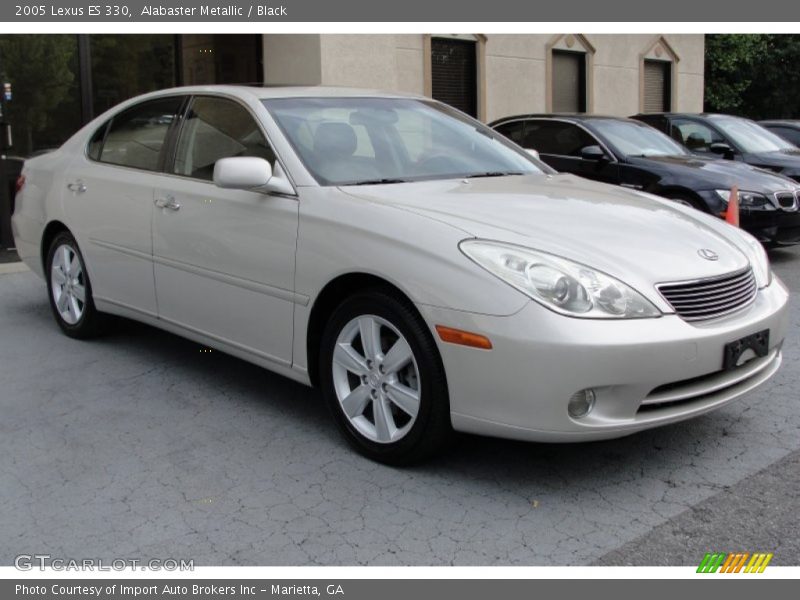 Alabaster Metallic / Black 2005 Lexus ES 330