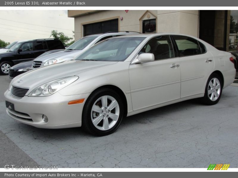 Alabaster Metallic / Black 2005 Lexus ES 330