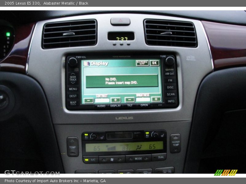 Alabaster Metallic / Black 2005 Lexus ES 330