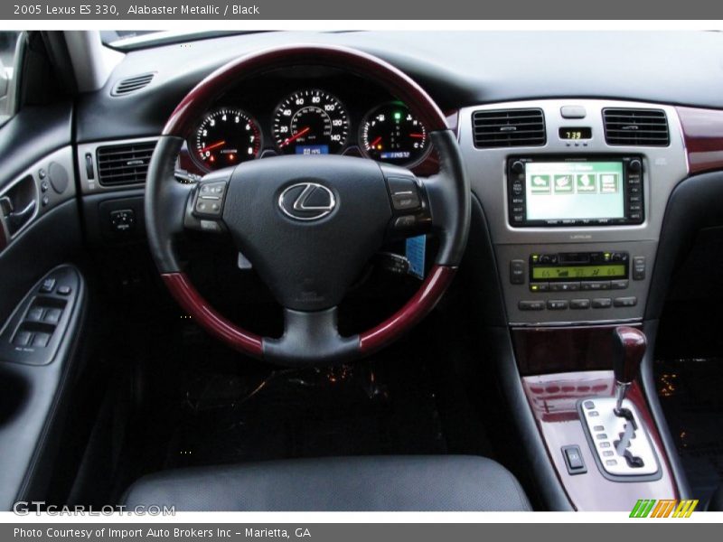 Alabaster Metallic / Black 2005 Lexus ES 330
