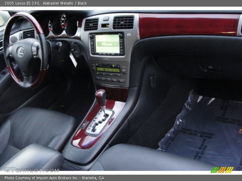 Alabaster Metallic / Black 2005 Lexus ES 330