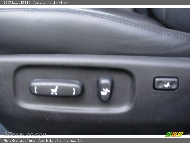 Alabaster Metallic / Black 2005 Lexus ES 330