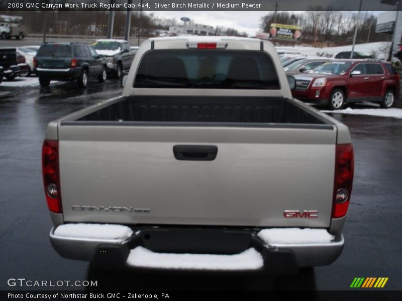 Silver Birch Metallic / Medium Pewter 2009 GMC Canyon Work Truck Regular Cab 4x4