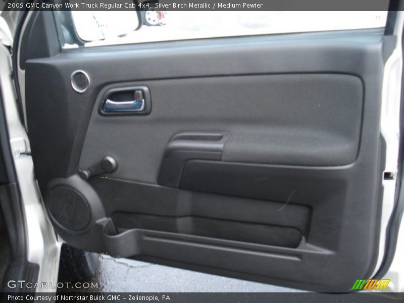 Silver Birch Metallic / Medium Pewter 2009 GMC Canyon Work Truck Regular Cab 4x4