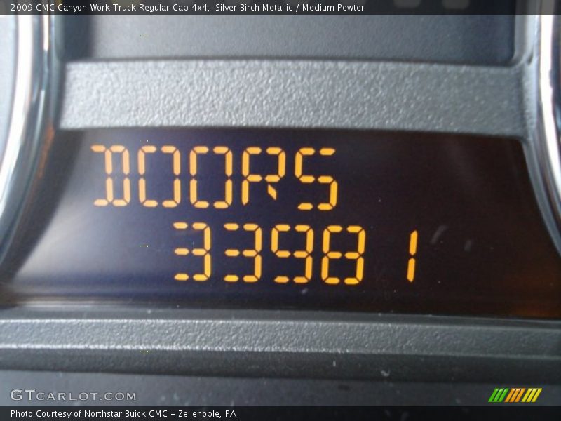 Silver Birch Metallic / Medium Pewter 2009 GMC Canyon Work Truck Regular Cab 4x4