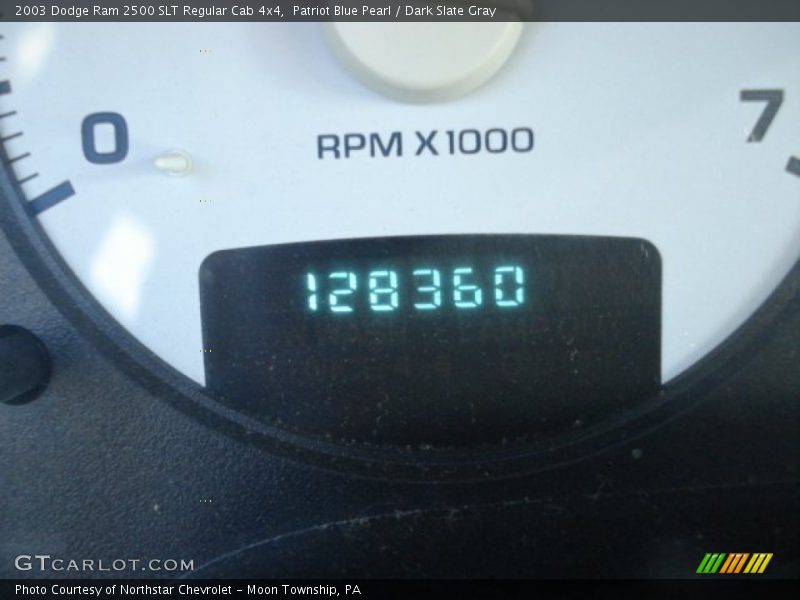 Patriot Blue Pearl / Dark Slate Gray 2003 Dodge Ram 2500 SLT Regular Cab 4x4