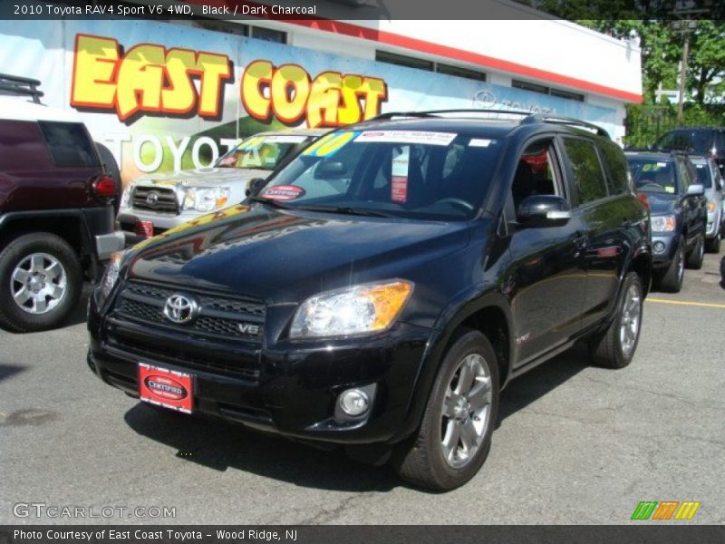 Black / Dark Charcoal 2010 Toyota RAV4 Sport V6 4WD