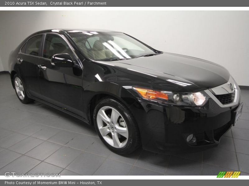 Crystal Black Pearl / Parchment 2010 Acura TSX Sedan