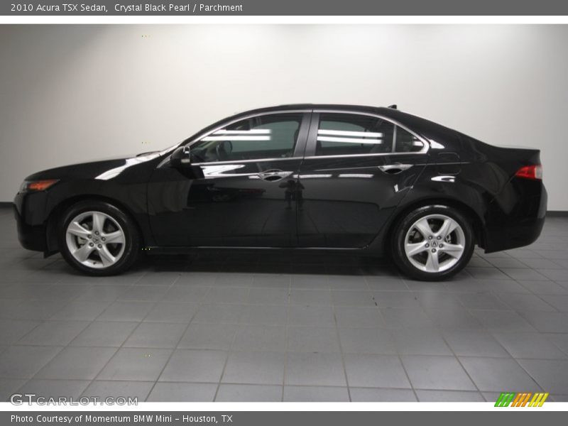 Crystal Black Pearl / Parchment 2010 Acura TSX Sedan