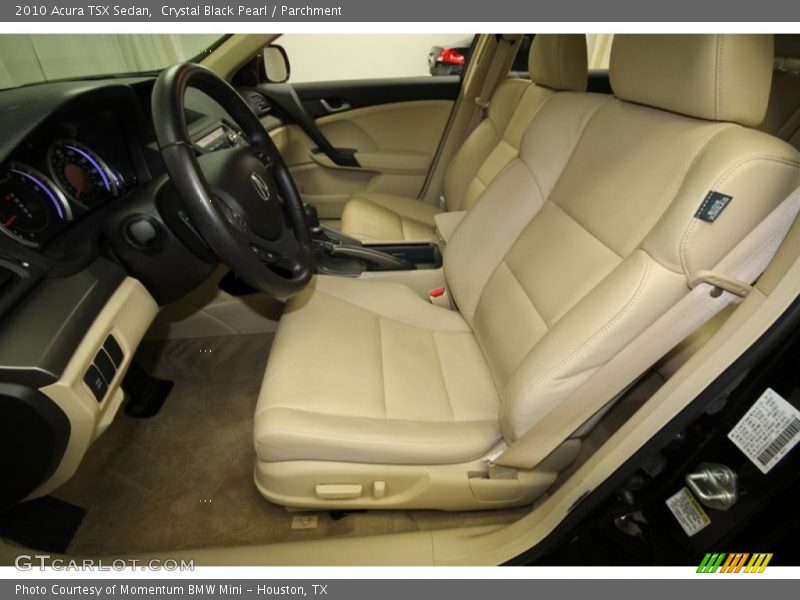Crystal Black Pearl / Parchment 2010 Acura TSX Sedan