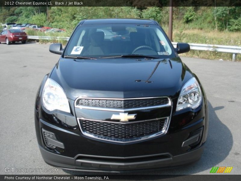 Black / Jet Black 2012 Chevrolet Equinox LS