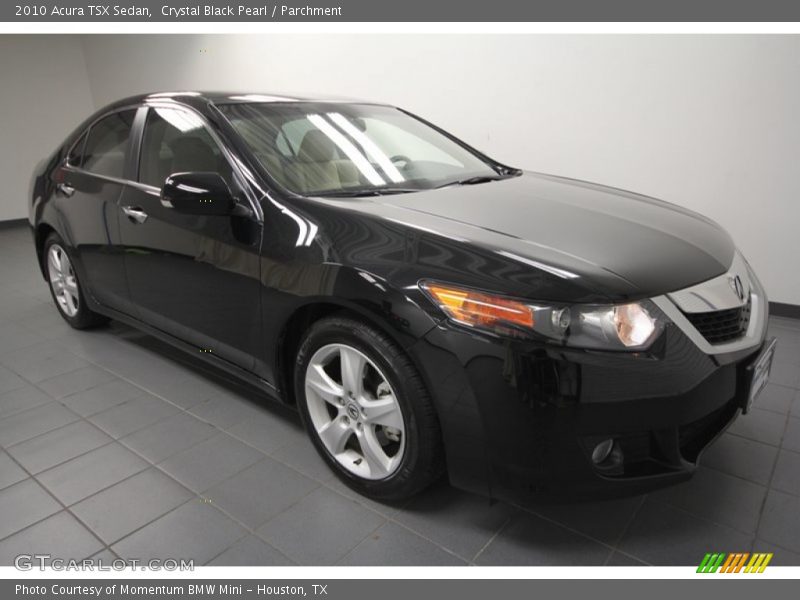 Crystal Black Pearl / Parchment 2010 Acura TSX Sedan
