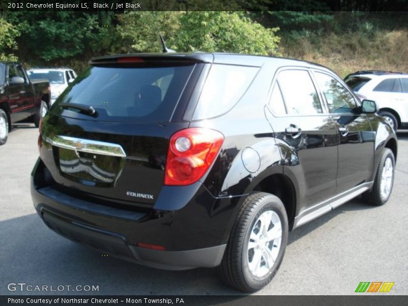 Black / Jet Black 2012 Chevrolet Equinox LS
