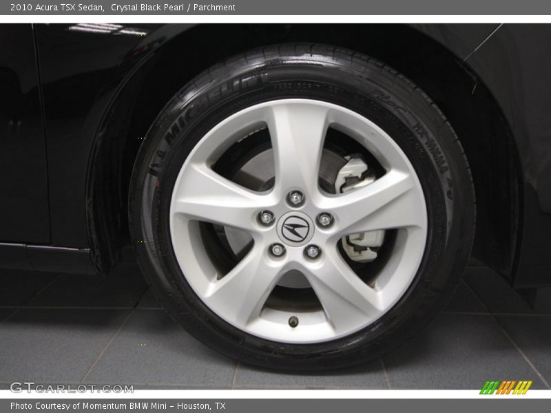 Crystal Black Pearl / Parchment 2010 Acura TSX Sedan