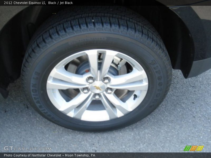 Black / Jet Black 2012 Chevrolet Equinox LS