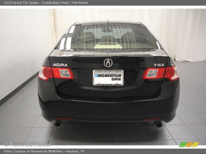 Crystal Black Pearl / Parchment 2010 Acura TSX Sedan