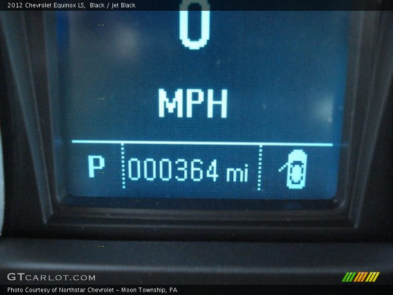 Black / Jet Black 2012 Chevrolet Equinox LS