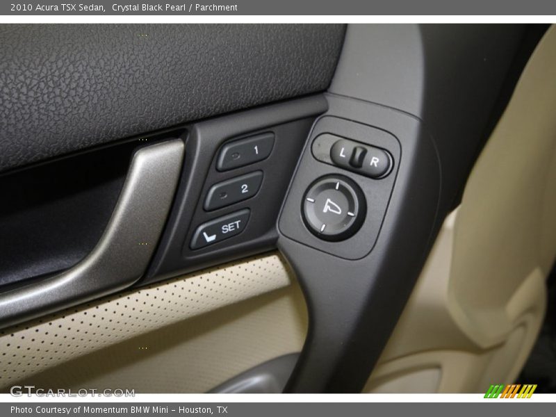 Crystal Black Pearl / Parchment 2010 Acura TSX Sedan