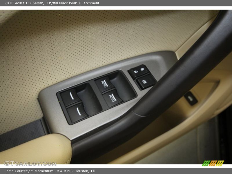Crystal Black Pearl / Parchment 2010 Acura TSX Sedan
