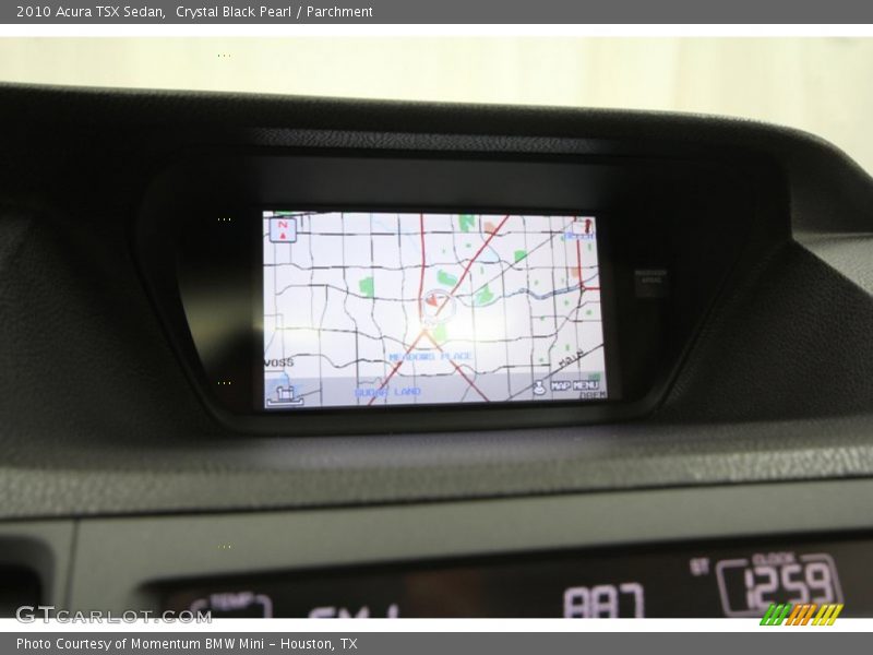 Crystal Black Pearl / Parchment 2010 Acura TSX Sedan
