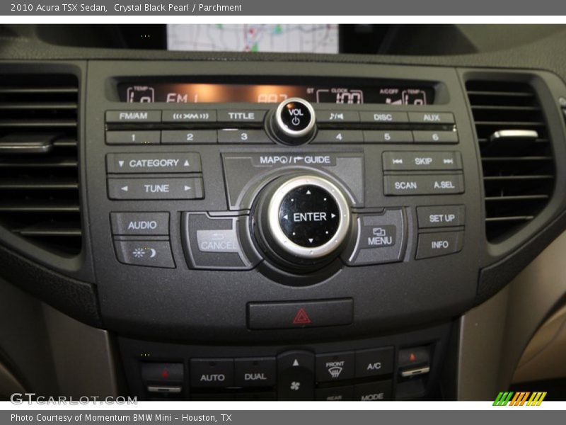 Crystal Black Pearl / Parchment 2010 Acura TSX Sedan