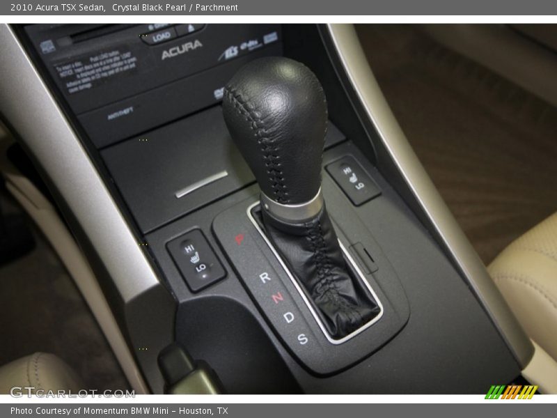 Crystal Black Pearl / Parchment 2010 Acura TSX Sedan