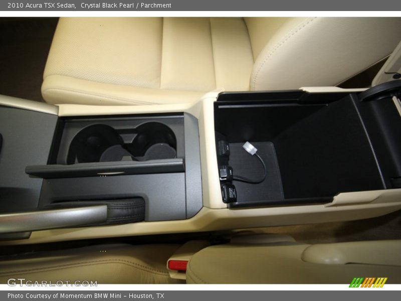 Crystal Black Pearl / Parchment 2010 Acura TSX Sedan
