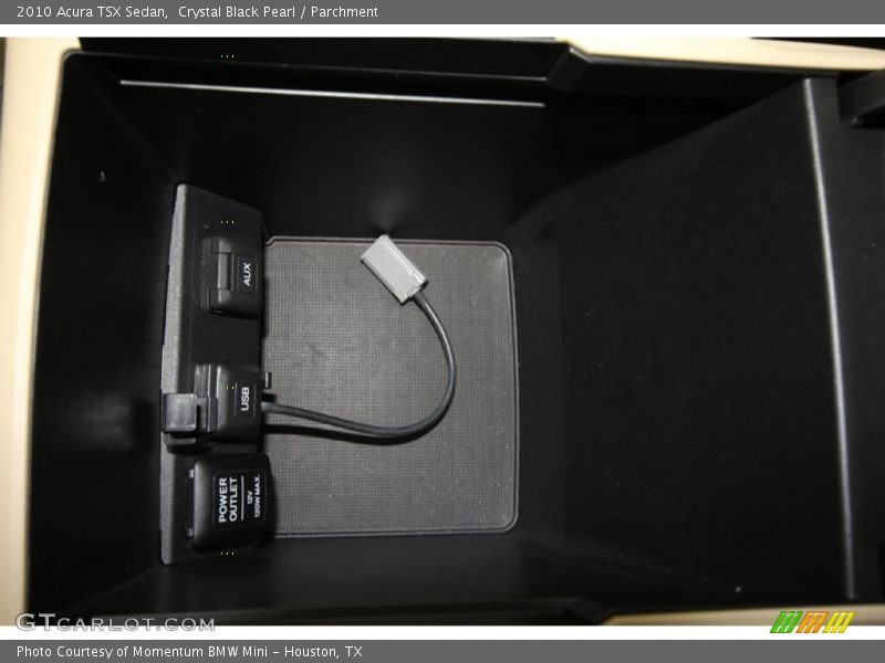 Crystal Black Pearl / Parchment 2010 Acura TSX Sedan
