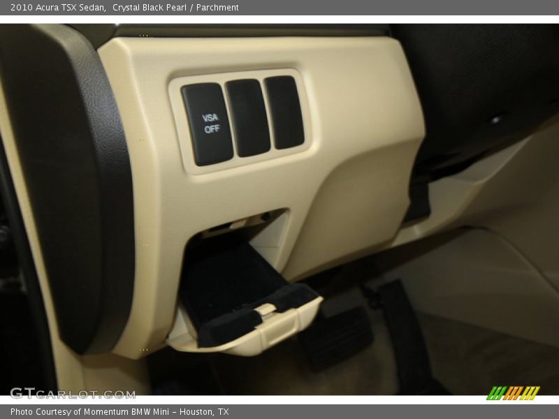Crystal Black Pearl / Parchment 2010 Acura TSX Sedan