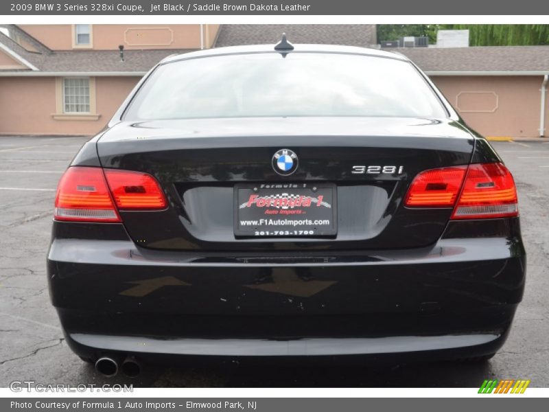 Jet Black / Saddle Brown Dakota Leather 2009 BMW 3 Series 328xi Coupe