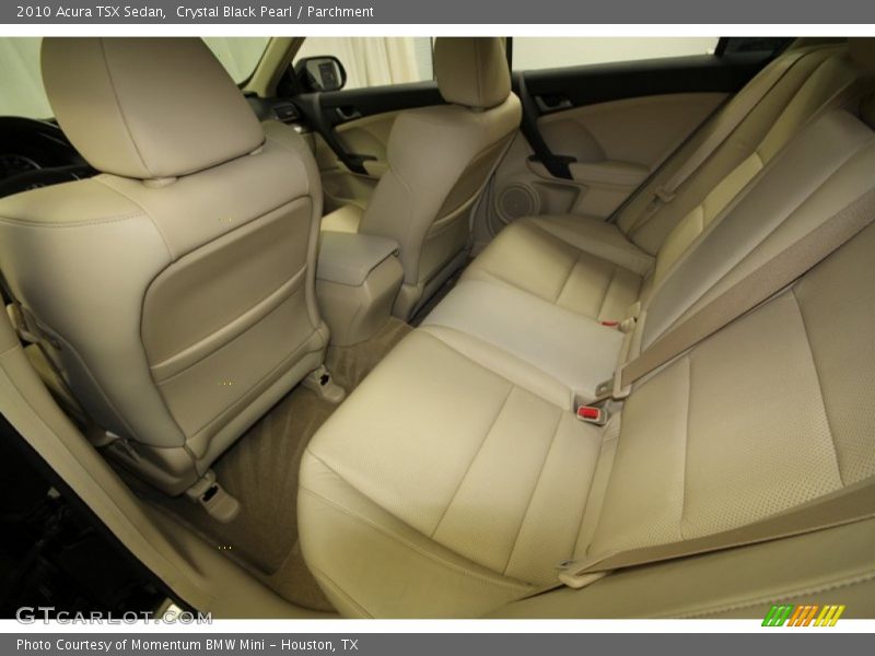 Crystal Black Pearl / Parchment 2010 Acura TSX Sedan