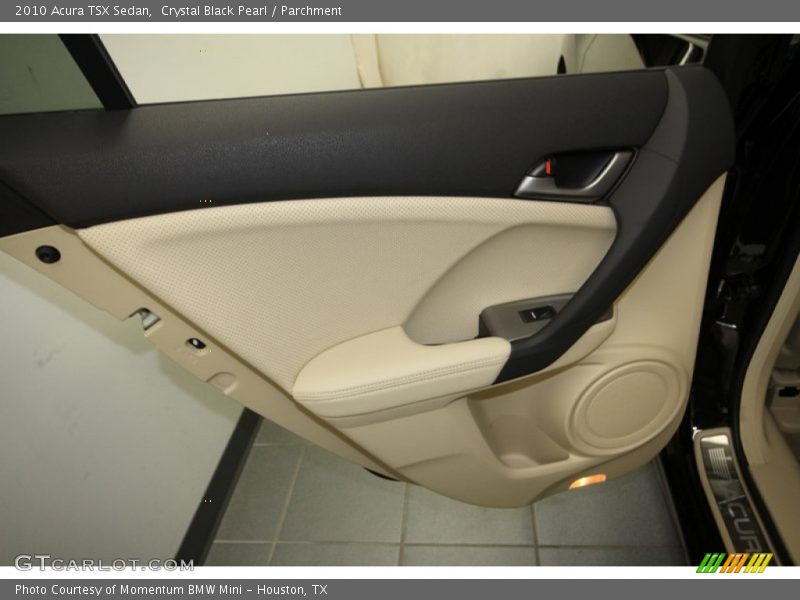 Crystal Black Pearl / Parchment 2010 Acura TSX Sedan