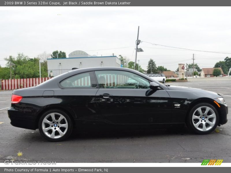 Jet Black / Saddle Brown Dakota Leather 2009 BMW 3 Series 328xi Coupe
