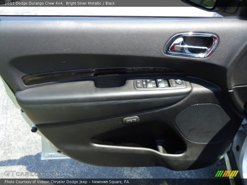 Bright Silver Metallic / Black 2011 Dodge Durango Crew 4x4