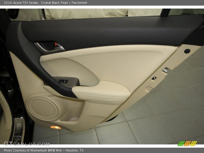 Crystal Black Pearl / Parchment 2010 Acura TSX Sedan