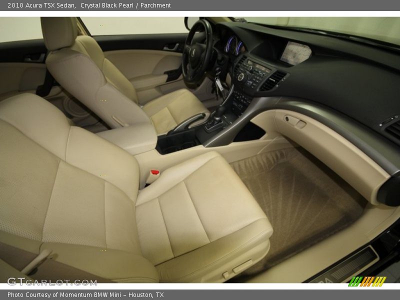 Crystal Black Pearl / Parchment 2010 Acura TSX Sedan