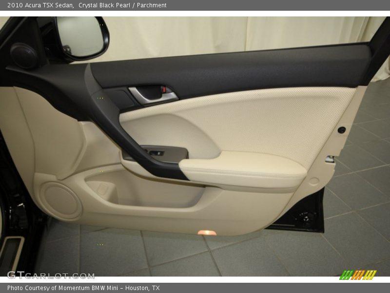 Crystal Black Pearl / Parchment 2010 Acura TSX Sedan