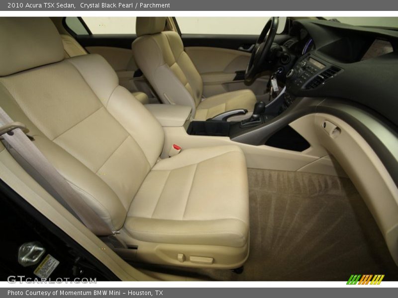 Crystal Black Pearl / Parchment 2010 Acura TSX Sedan