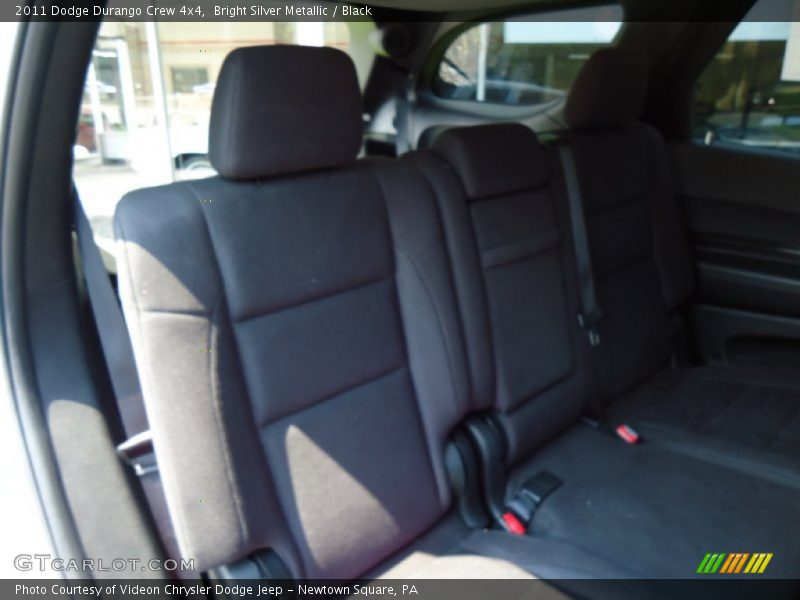 Bright Silver Metallic / Black 2011 Dodge Durango Crew 4x4