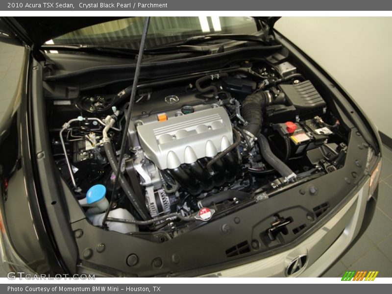 Crystal Black Pearl / Parchment 2010 Acura TSX Sedan