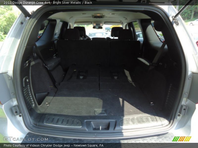 Bright Silver Metallic / Black 2011 Dodge Durango Crew 4x4