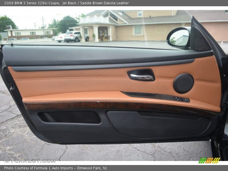 Jet Black / Saddle Brown Dakota Leather 2009 BMW 3 Series 328xi Coupe