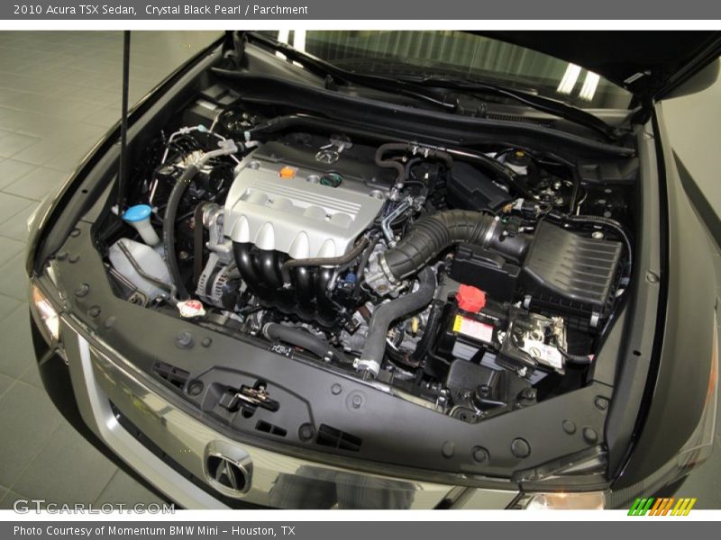 Crystal Black Pearl / Parchment 2010 Acura TSX Sedan