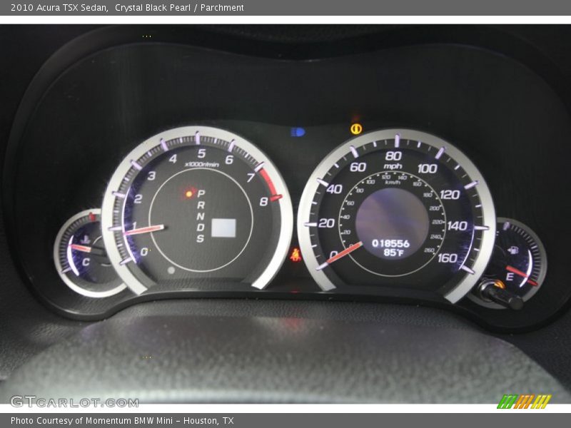 Crystal Black Pearl / Parchment 2010 Acura TSX Sedan