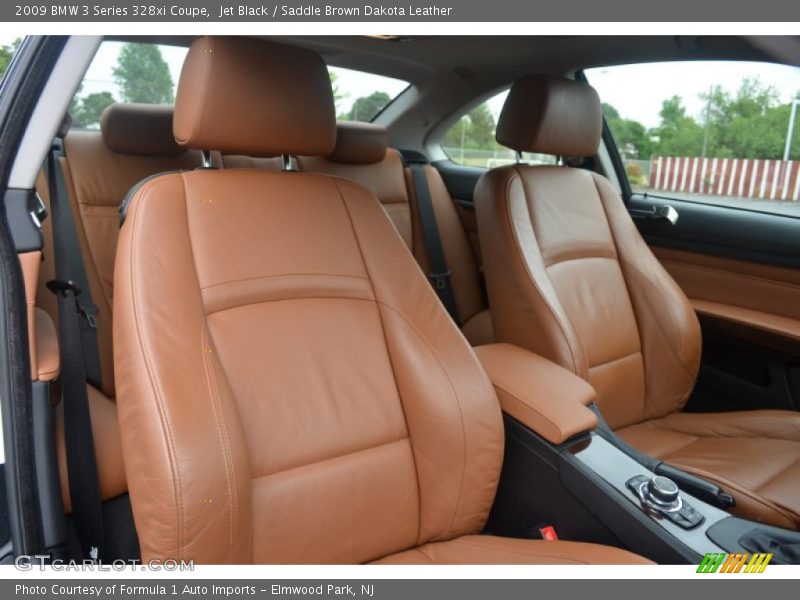 Jet Black / Saddle Brown Dakota Leather 2009 BMW 3 Series 328xi Coupe