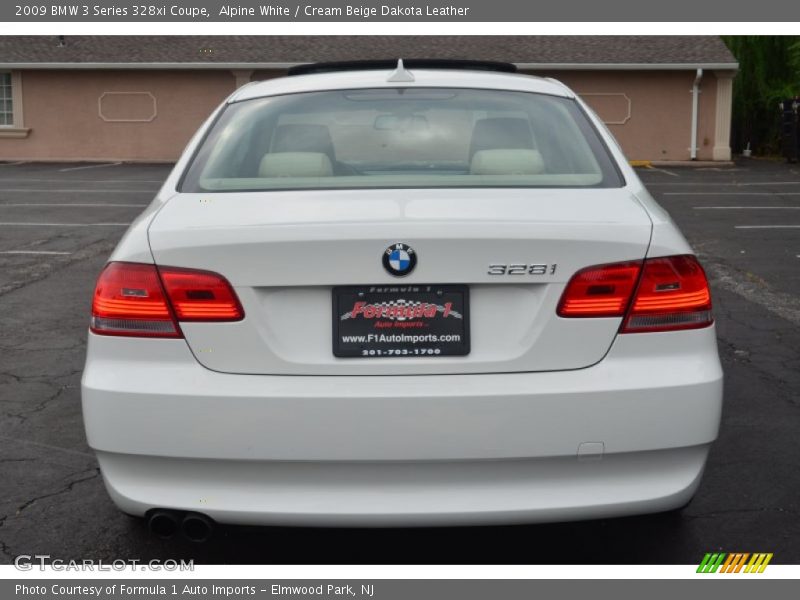 Alpine White / Cream Beige Dakota Leather 2009 BMW 3 Series 328xi Coupe
