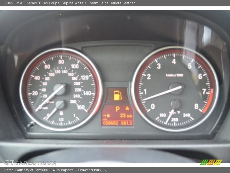 Alpine White / Cream Beige Dakota Leather 2009 BMW 3 Series 328xi Coupe