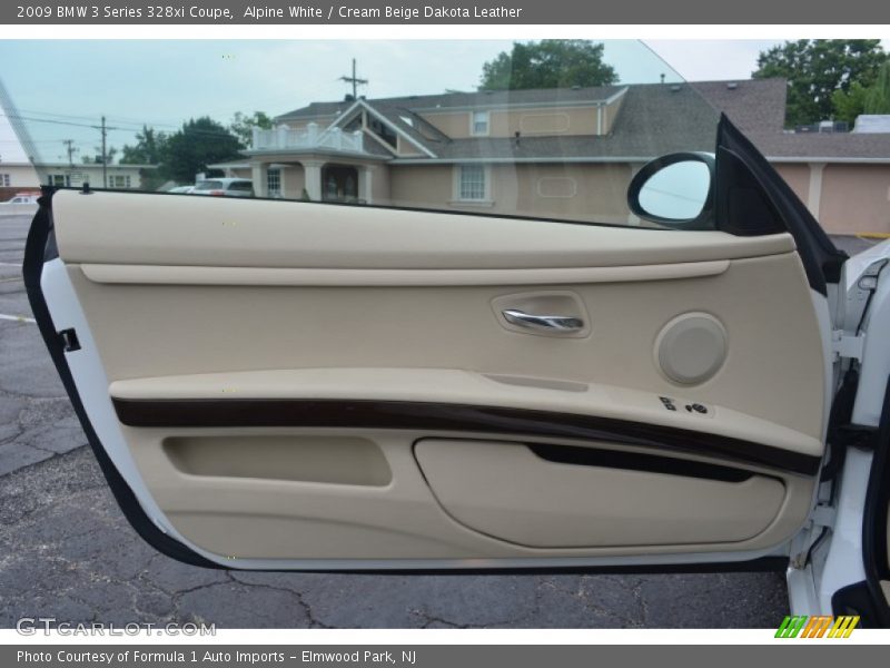 Alpine White / Cream Beige Dakota Leather 2009 BMW 3 Series 328xi Coupe