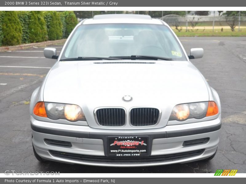 Titanium Silver Metallic / Grey 2000 BMW 3 Series 323i Sedan